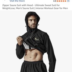 NEGASH SWEAT SUIT JACKET WITH HOOD 