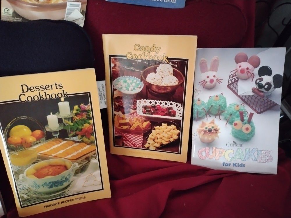 Three Dessert Cook Books