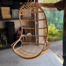 Serena and Lily Rattan Hanging Chair  