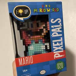 SUPER MARIO WORLD PIXEL PALS MARIO 020 LIMITED NINTENDO RARE PDP LIGHTS UP