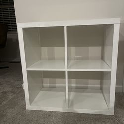 4 Cube Shelf in White