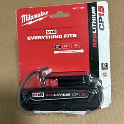 Milwaukee M18 New Battery 1.5 Open Box 