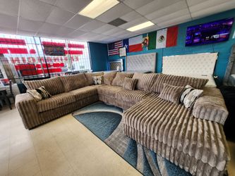 Sectional sofa 🛋 ❤️ Oversize Mocha