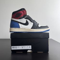Air Jordan 1 Retro High OG SP Fragment X Union LA Varsity Red Sport Royal Size 9.5