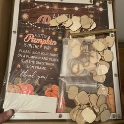 Baby Shower Guestbook Frame 