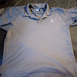 Men's Air Jordan Gray Polo shirt size XL