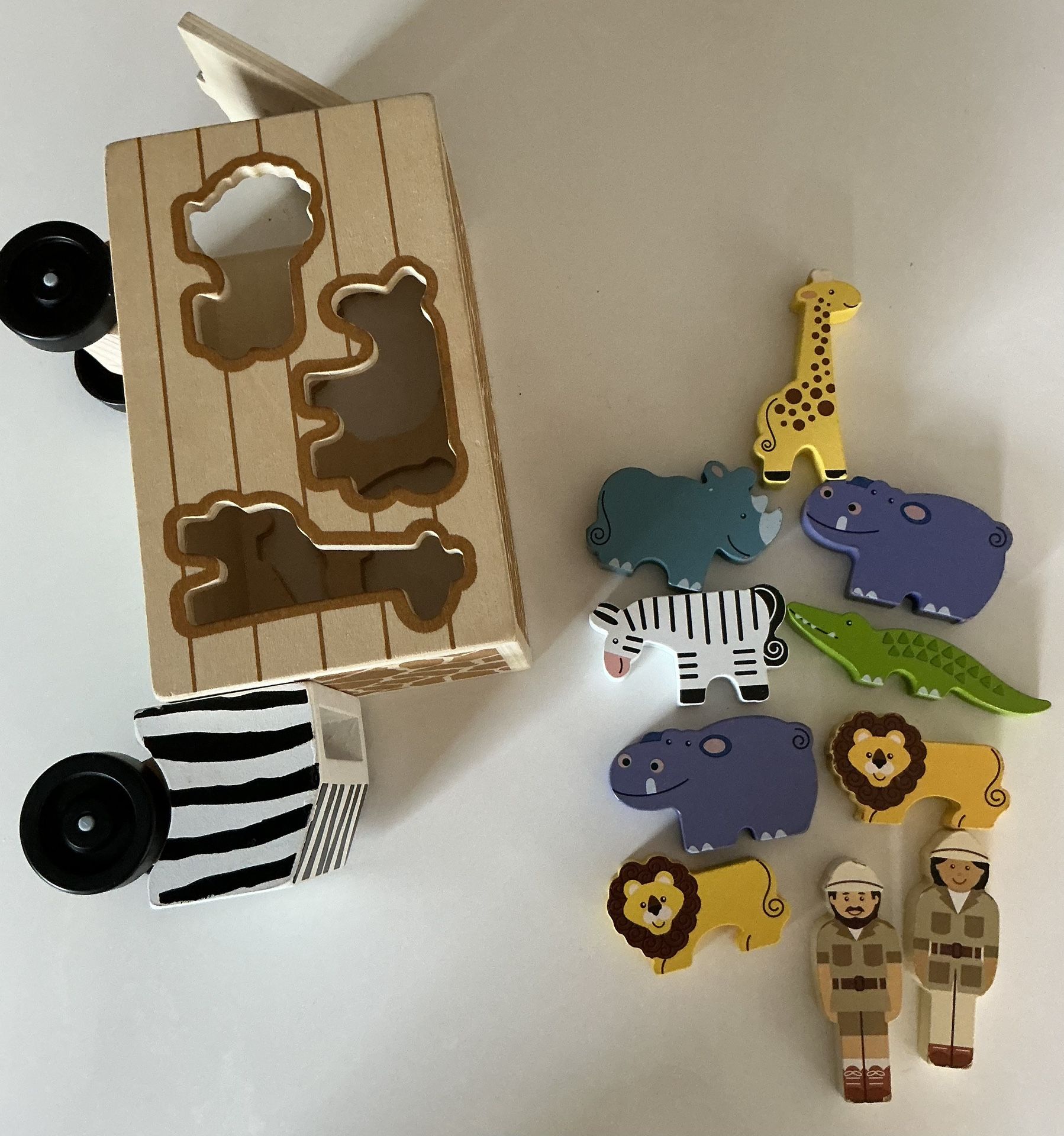 Melissa And Doug Puzzle Zoo Truck