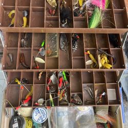 Tackle Box Of Lures And Whatnot