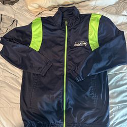 Seahawks Full zip Jacket Men’s Large 