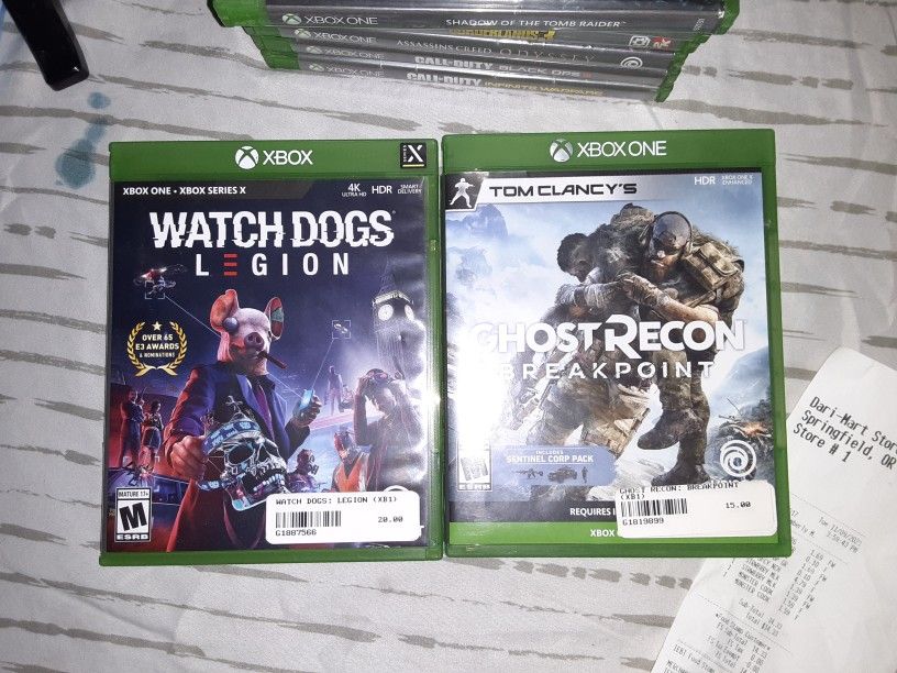 Watch Dogs Legions & Ghost Recon Breakpoint