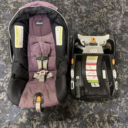 Chicco Infant/Toddler Car Seat with Base