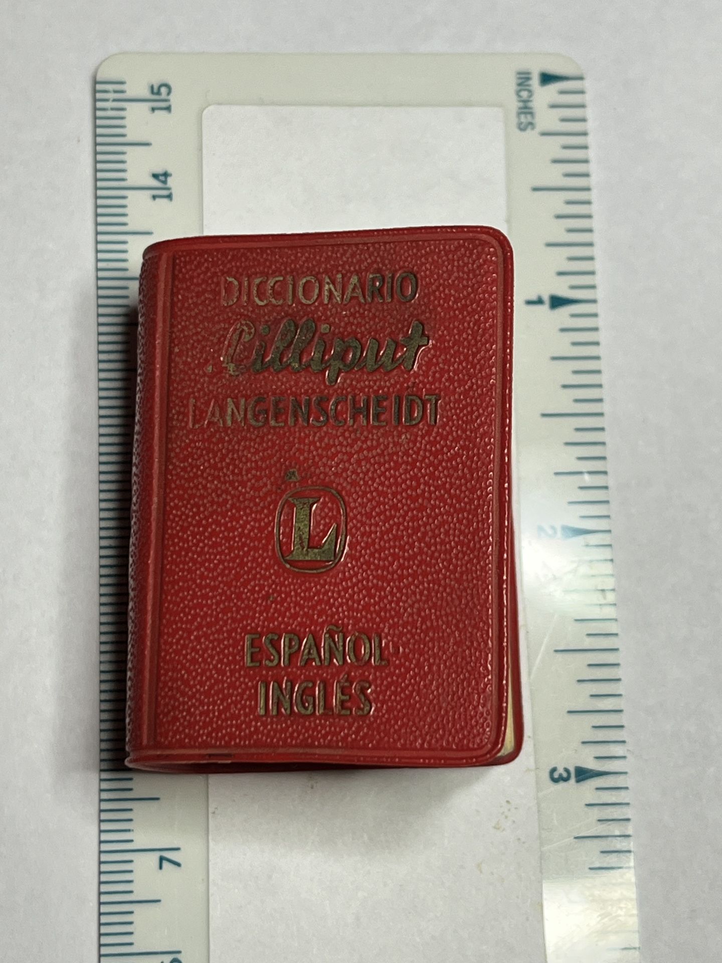 Dictionario Espanol Engies 2 inch