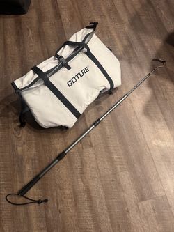 Salt water ice ki ll bag. Brand new with extendable Gaff. Fishing tackle