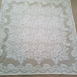 Beautiful lace table cloth