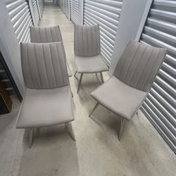 4 Table Height Chairs 