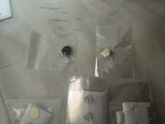 14k gold earings/pendant each piece