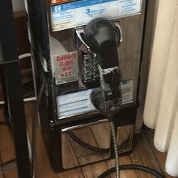 Vintage payphone