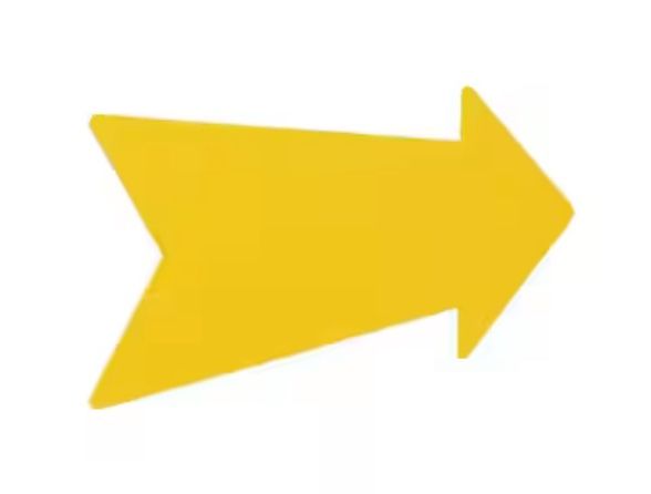 Yellow Arrow Sign x2