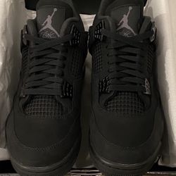 Air Jordan 4 Retro Black Cat 2025 • FV5029-010 * Men’s size 10 * New, Crispy