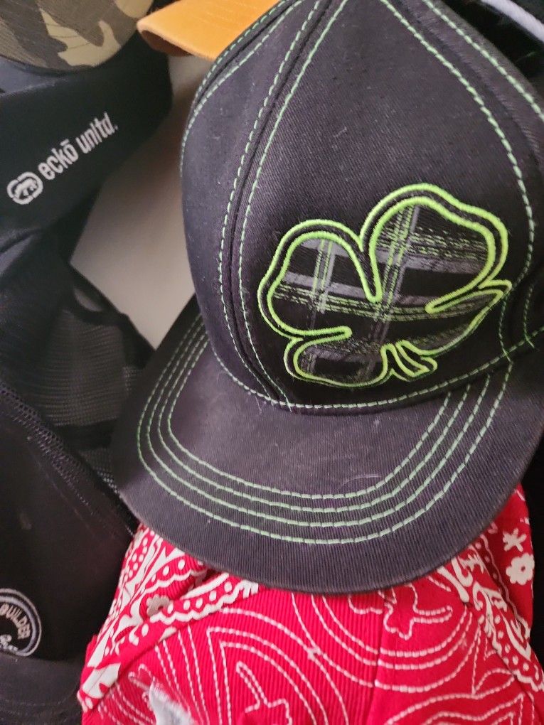 Live Lucky 4 Leaf Clover Baseball Cap