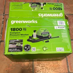 GreenWorks 1800 Max Psi  Water Pressure