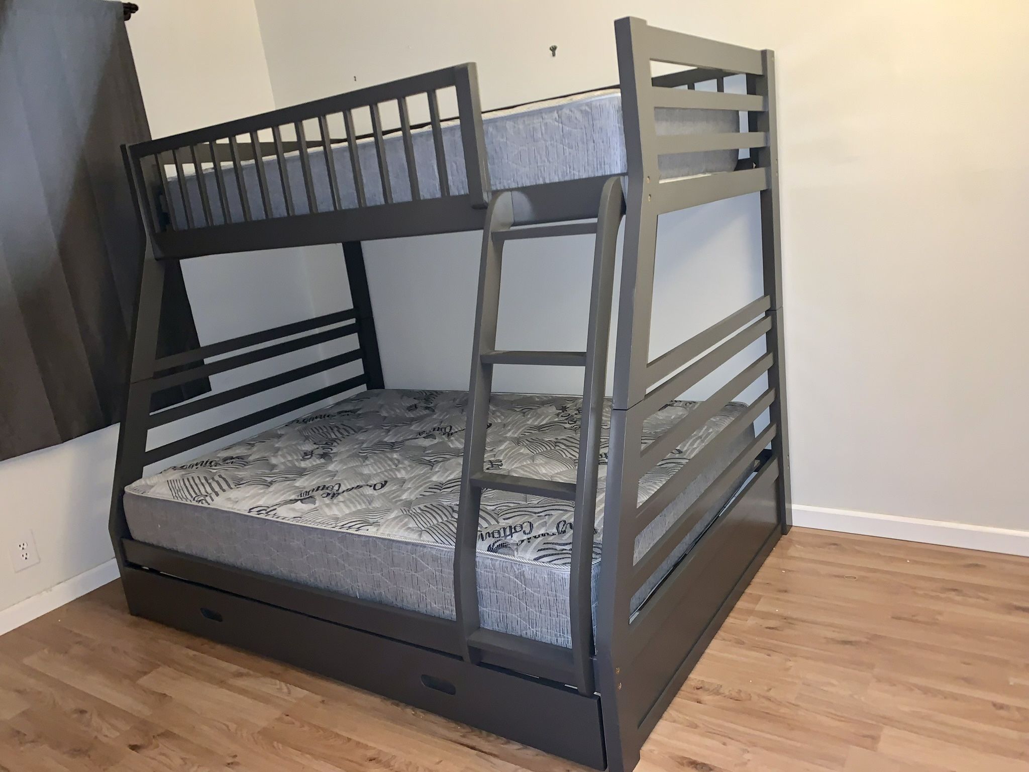 $699 Brand New Full/twin Bunk Bed With Mattress (Read Description Below)