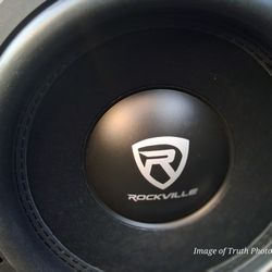  2 Rockville 12 Inch 2ohm DVC  Bass Subs With 2 Single BBox Vented Enclosure 