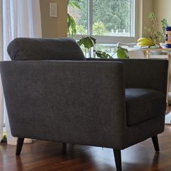 Navy Armchair/ Accent Chair