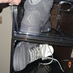 Slightly Used Jordan 5 Wolf Greys 