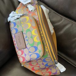 Coach Rainbow Belt Bag