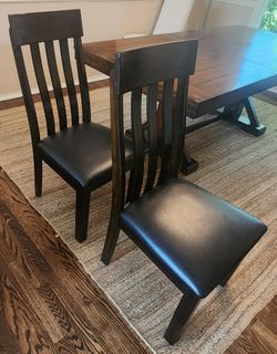 2 chairs 1 bench -Ashley furniture brand