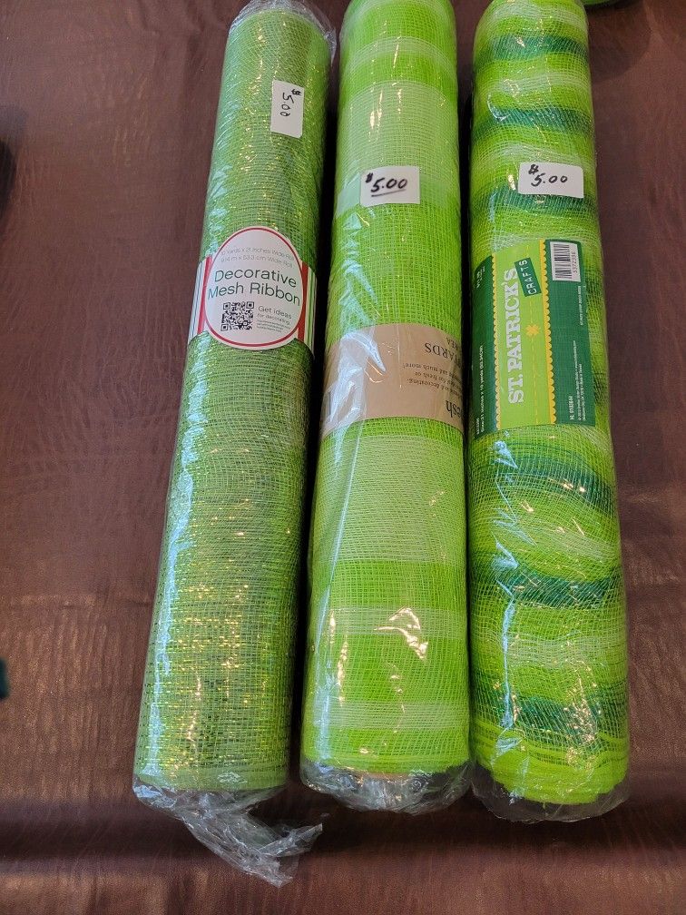 21" Deco Mesh $4.00 EACH ROLL