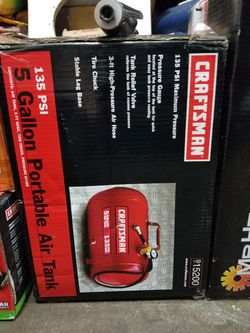 New craftsmsn 5 gallon air tank