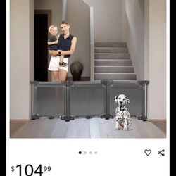 Freestanding Dog Gate, 24” x 60”