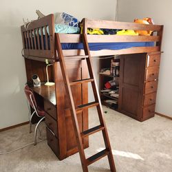 Twin loft bed- Tradewins