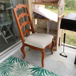 Very comfortable, solid wood chair