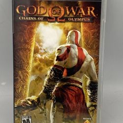 God of War Chains of Olympus (PSP, 2008) COMPLETE CIB TESTED