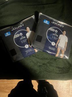 Jockey 3 Pack Black Tees