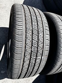 Set of Used All-Season Car Tires.Continental. 255/45/19. Tesla