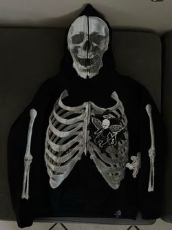 HASTA MUERTE T3 ANGEL CAGE FULL ZIP HOODIE