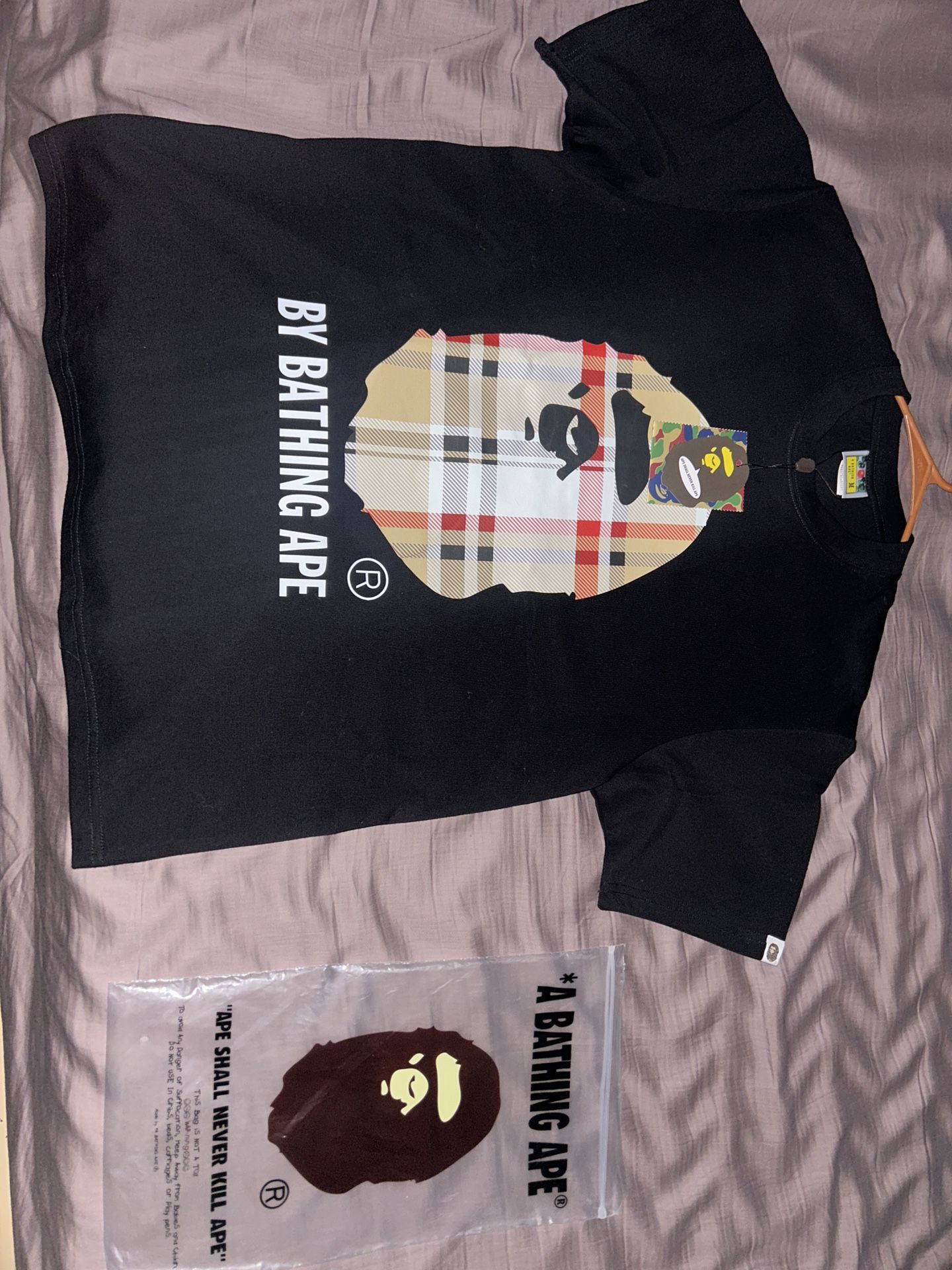 M Bape X Burbbury T Shirt