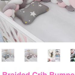 Crib Braided Bumper 