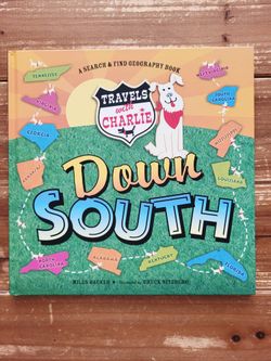 TRAVELS WITH CHARLIE DOWN SOUTH CHILDREN'S HARDBACK BOOK