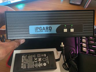 iPGARD SDHN-2D-P 2-Port Secure KVM Switch