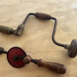 Stanley Brace + "Egg Beater" Hand Drill