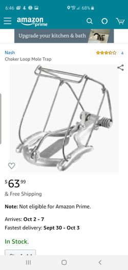 Choker Loop Mole Trap