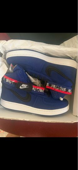Size 9 Nike x Stussy Vandal SP Deep Royal Blue Men LifeStyle Casual Shoes DX5425-400