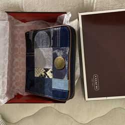 Coach Patchwork wallet 