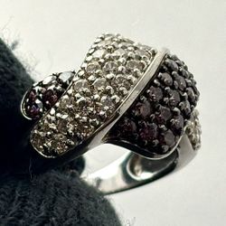 Sterling Silver 925 Cz Ring Size 6.25