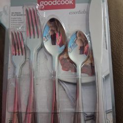 GoodCook Flatware Set, 20 Pieces